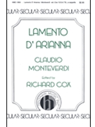 Lamento D'arianna by Monteverdi Claudio - Cox Richard - for SATB a cappella