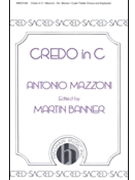 Credo In C by Mazzoni Antonio - Banner Martin - for SA and Piano