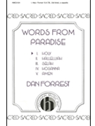 Holy From Words From Paradise forrest Dan for SATB