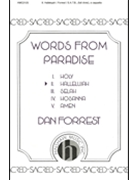 Hallelujah From Words From Paradise forrest Dan for SATB