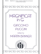 Magnificat In G by Puccini Giacomo - Banner Martin - for SATB