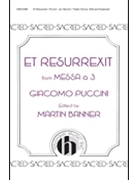 Et Resurrexit by Puccini Giacomo - Banner Martin - for SSA