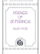 Prayer Of St Francis by Pote Allen - Pote Allen - for SATB