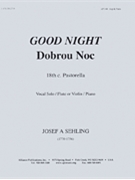 Dobrou Noc/good Night (pastorella) - S/t-pno by for