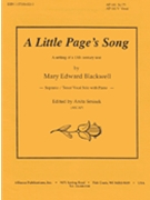 A Little Pages Song - High Voice-pno by for