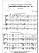 Quam Dilecta Tabernacula Tua by Steffen Cecil for SSA
