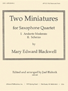 Two Miniatures - Sax Qt by for