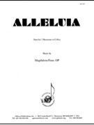 Alleluia - Bsn Or Vc Duet by for