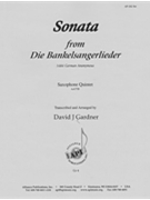 Sonata From die Bankelsangerlieder - Aattb Sax 5 - by for