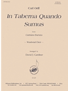 In Taberna Quando Sumus Fr Carmina Bu.. by Orff Carl - Gardner David - for Woodwind Choir