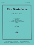 5 Miniatures by Pavel Jan for Bb Clarinet Quartet