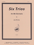 6 Trios For 3 Clarinets by Pavel Jan for Bb Clarinet Trio