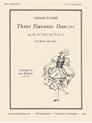 Three Slavonic Dances - Br Qt 4 by for