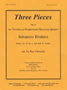 Three Pieces - Brahms-ostwald - No. 2 For Low Br Qnt by for