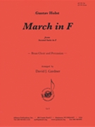 March in F by Holst Gustav - Gardner David - for Brass Nonet w/ Percussion
