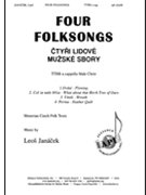 Four Folksongs by Janacek Leos for TTBB a cappella