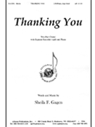 Thanking You by Gagen Sheila for 2-Part