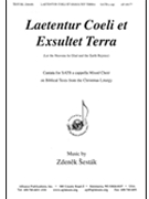 Laetentur Coeli et Exsultet Terra by Sestak Zdenek for SATB a cappella