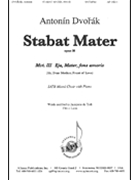 Stabat Mater Opus 58 Mvt Iii by Dvorak Antonin for SATB