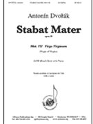 Stabat Mater Opus 58 Mvt Vii by Dvorak Antonin for SATB