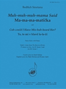 Muh-muh-muh-mama Said - 2 Tenor Solos by for