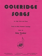 Coleridge Songs - High Voice/pno by for