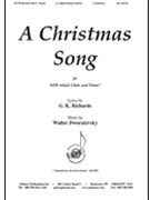 Christmas Song by Dworakivsky Walter for SATB and Piano