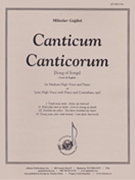 Canticum Canticorum (song Of Songs) - H Voc Solo-cbs Pno by for