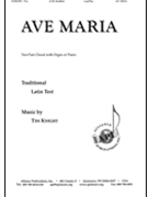 Ave Maria by Knight Tim for 2-Part and Organ