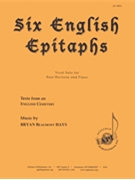Six English Epitaphs - Bass-pno by for
