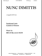 Nunc Dimittis by Hays Bryan Beaumont for SAATTB