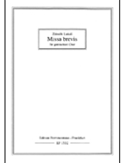 Missa Brevis - Satb A Cap by Lukas Zdenek for SATB