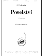 Poselstvi A Confession by Laburda Jiri for SATB a cappella