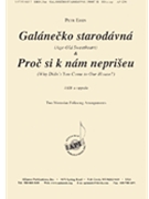 Galanecko Starodavna And Proc Si K Nam Nepriseu - Satb A Cap by Eben Petr for SATB