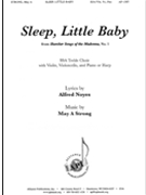 Sleep Little Baby - Ssa-pno-vc by Strong May - Smisek Anita - for SSA