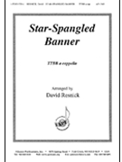 Star spangled Banner - Ttbb A Cap by - Resnick David - for TTBB