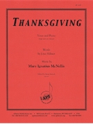 Thanksgiving - Voc Solo-pno by for