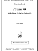 Psalm 70 - Satb A Cap by Dvorak Robert James for SATB