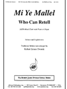 Mi Ye Mallel (Who Can Retell) by Dvorak Robert James - Dvorak Robert - for SATB