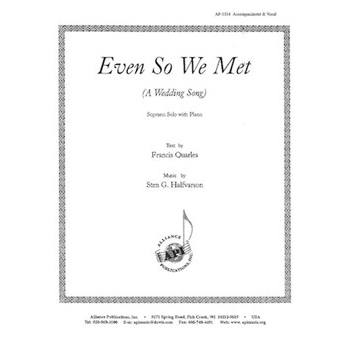 Even So We Met - High Solo-pno (wedding Song)