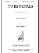 Tu Es Petrus by Theimer Axel for SATB/Brass