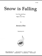 Snow Is Falling - Voc Solo-pno by for