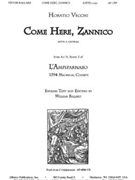 Come Here Zannico by Vecchi Horatio - Ballard William - for SATTB
