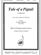 Tale Of A Pigtail - 2-pt Choral-pno by Mozart Wolfgang Amadeus - Frackenpohl - for