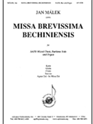 Missa Brevissima Bechiniensis by Malek Jan for SATB