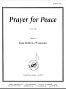 Prayer For Peace - Voc-pno by for