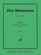 5 Miniatures by Pavel Jan for Flute Quartet
