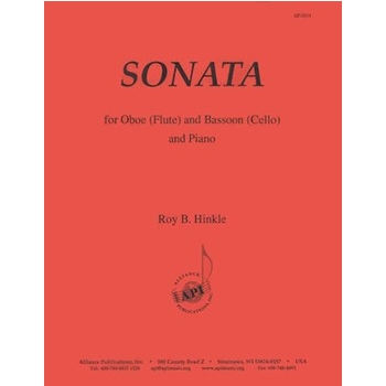 Sonata For Oboe (fl), Bsn (cello) & Piano