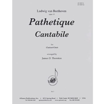 Pathetique-cantabile, Op 13 - Clnt Chr - Set