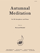 Autumnal Meditation For Eb Sax & Pno by for
